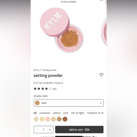 FREE - NWT Kylie Setting Powder (free in a bundle) - Picture 4 of 8